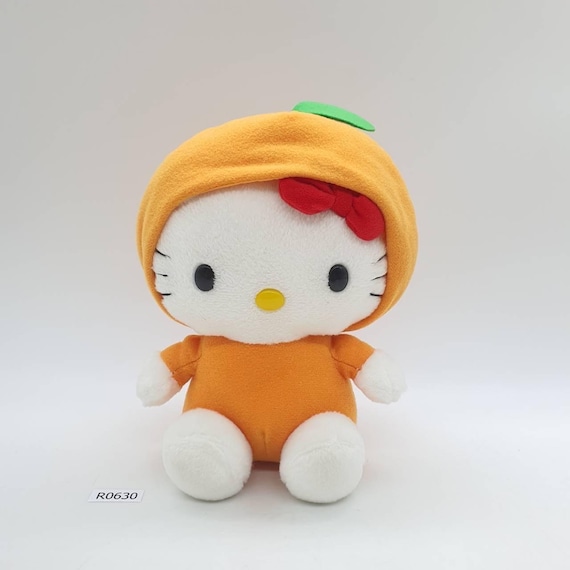 Hello Kitty Orange Costume R630 Hello Kitty Sanrio 2002 Plush 7