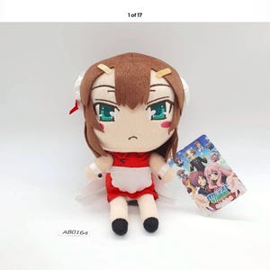 Baka y Test AB164 a Shokanju Hideyoshi Kinoshita Peluche 8" Tag Toy Doll Japón