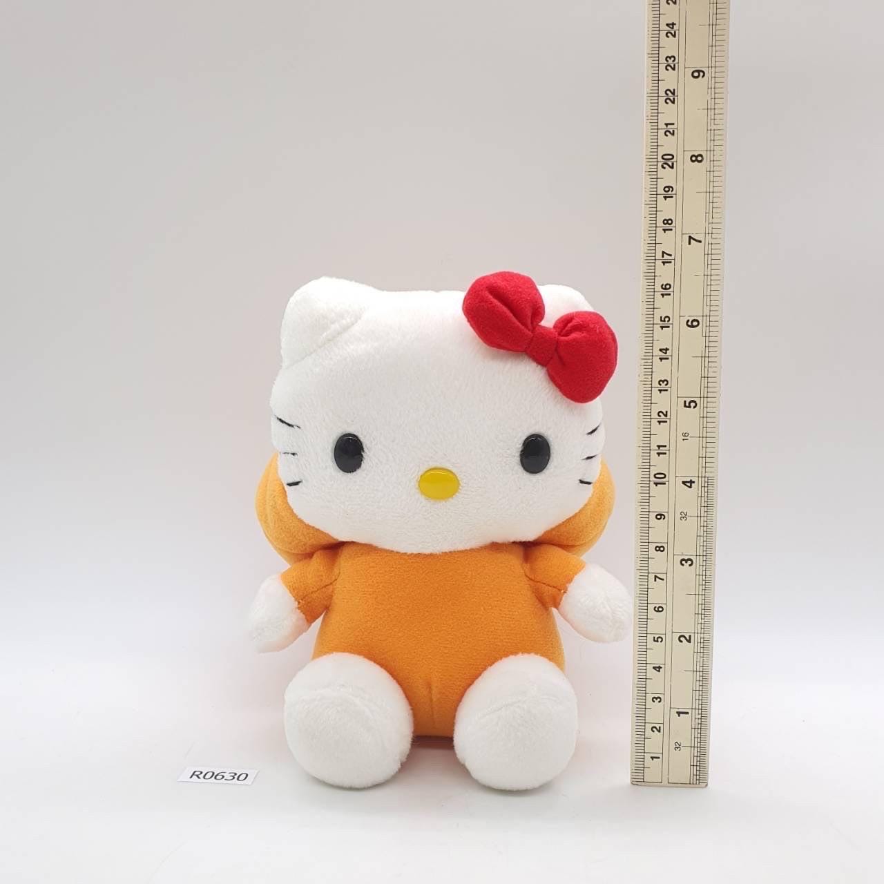 Hello Kitty Orange Costume R630 Hello Kitty Sanrio 2002 Plush 7