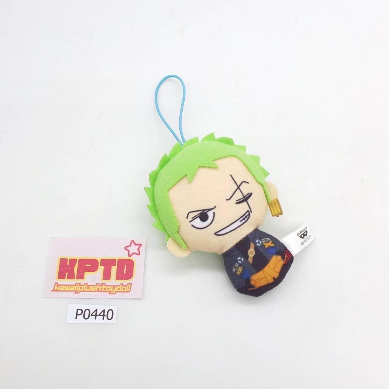Zoro P440 One Piece Egghead Banpresto Bandai Spirits Strap Plush 3