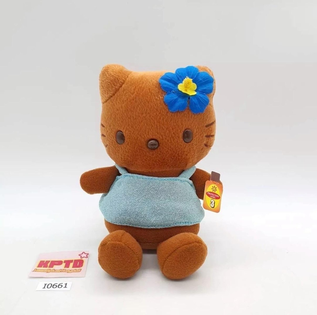 Hello Kitty I661 Tanned Skin 3 Hawaii Aloha Sanrio 2002 Plush 6