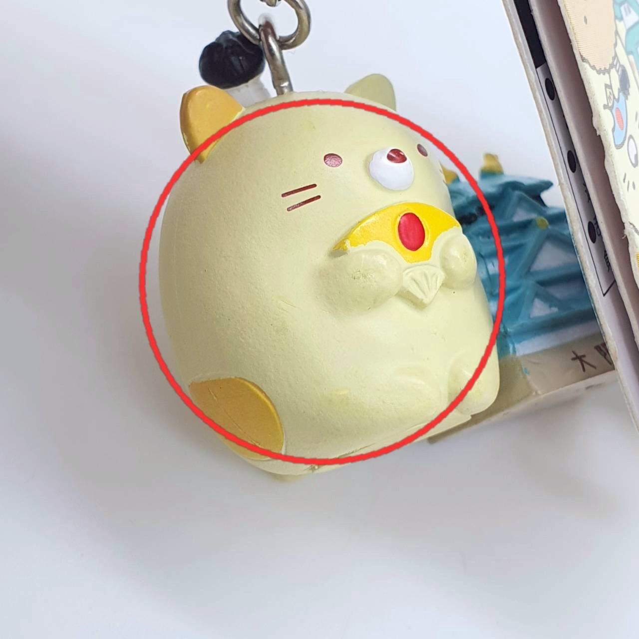Neko U507 Sumikkogurashi Osaka Castle Local Mascot San-x Keychain