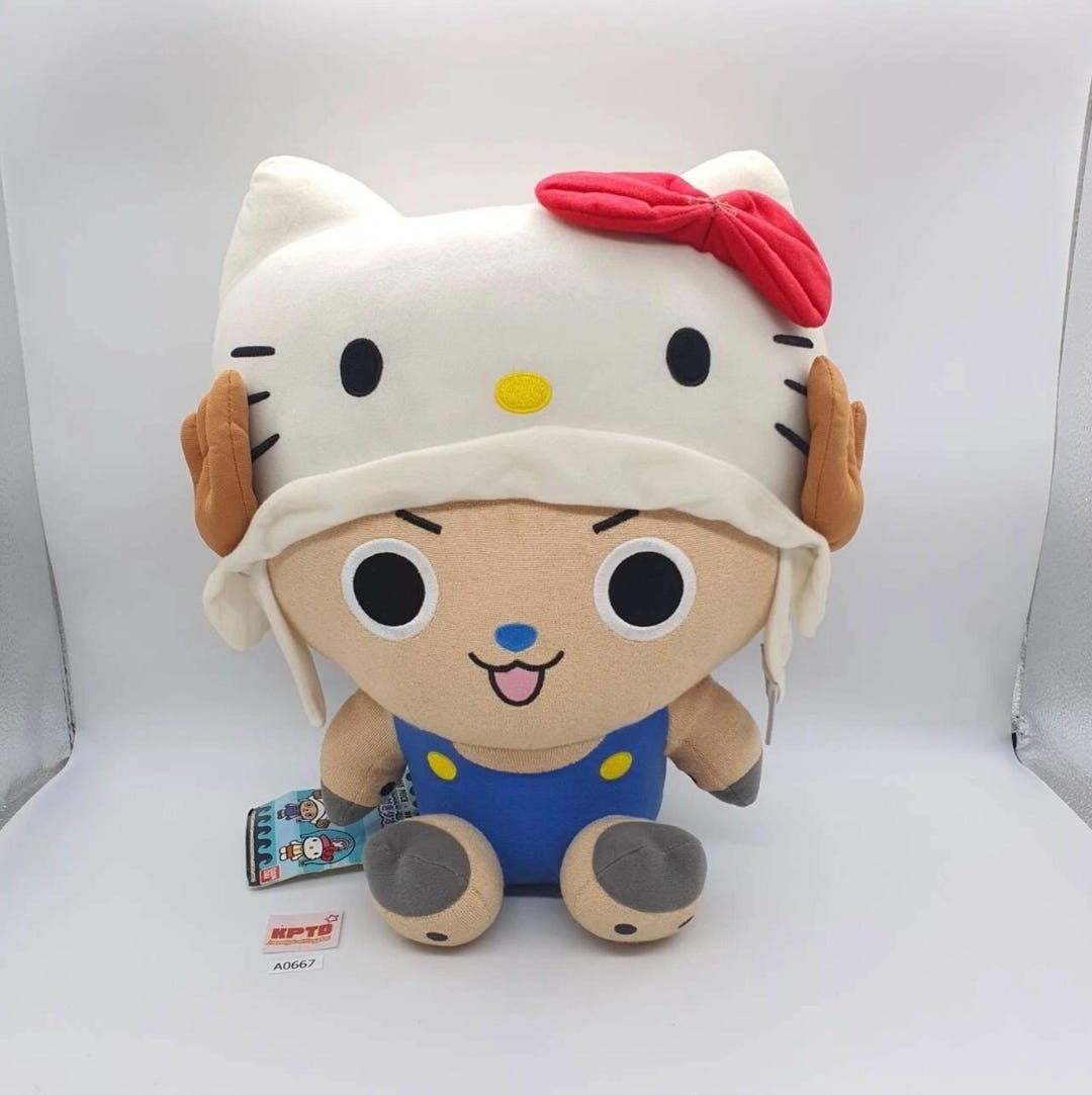Chopper A667 ONE PIECE X Hello Kitty Sanrio Bandai 2012 Blanket