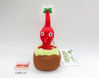 バフピクミンフィギュア、樹脂3Dプリント | 鮮やかな赤、青、黄色の