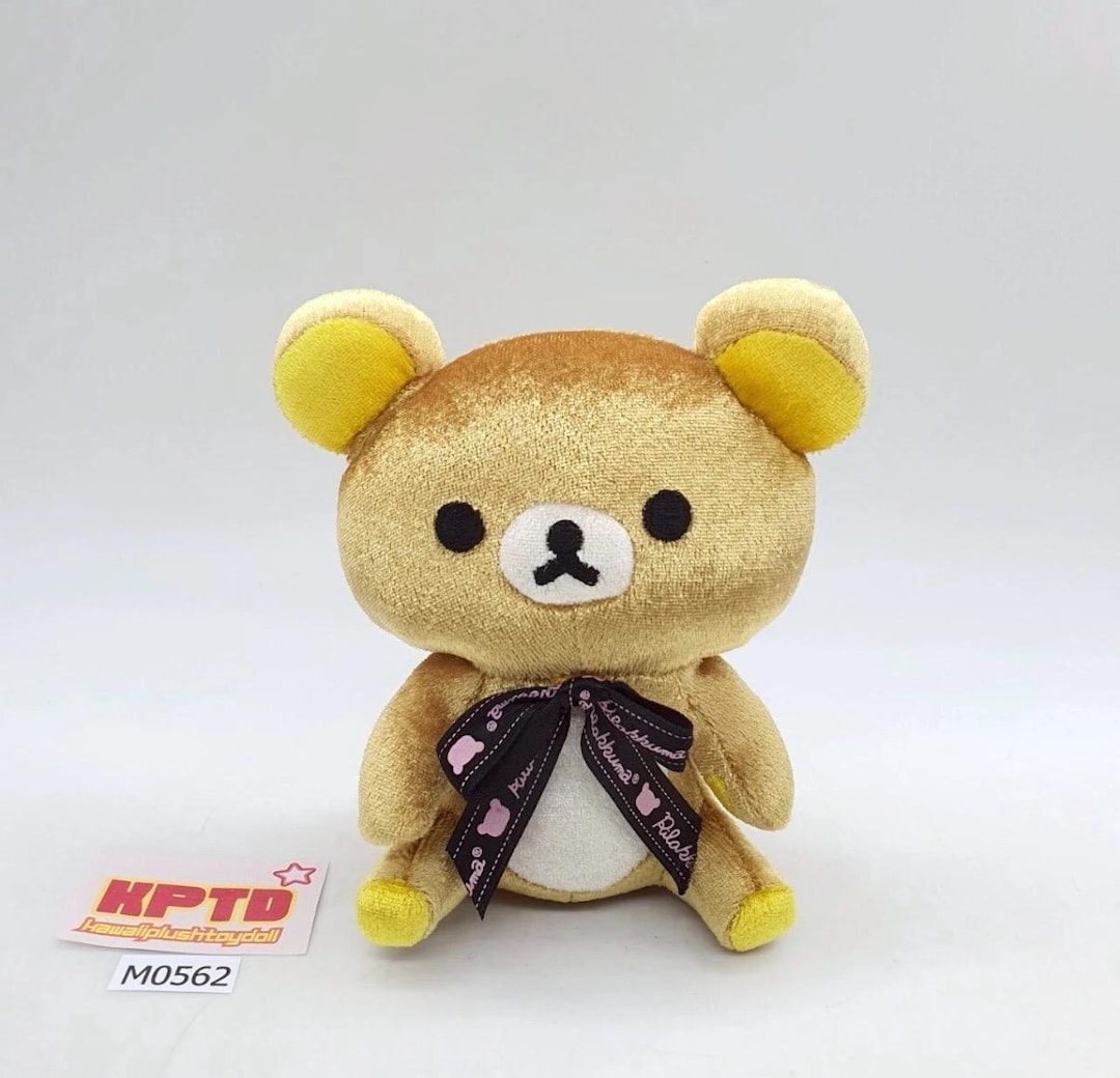 Rilakkuma M562 Rilakkuma Ribbon SAN-X + Green Camel Plush 5