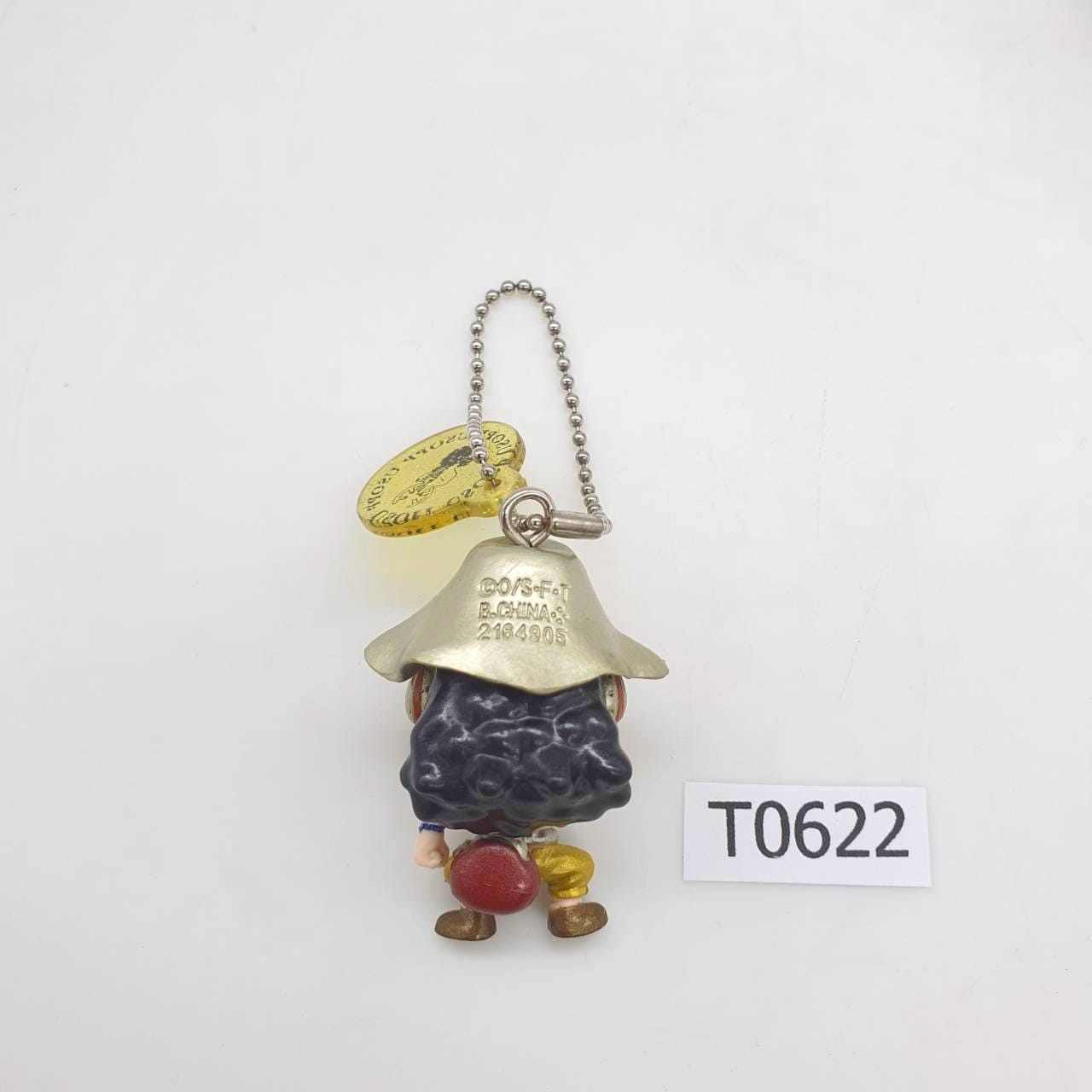Usopp, Franky, Sanji, Zoro, Law T622 ONE PIECE Bandai Keychain Set
