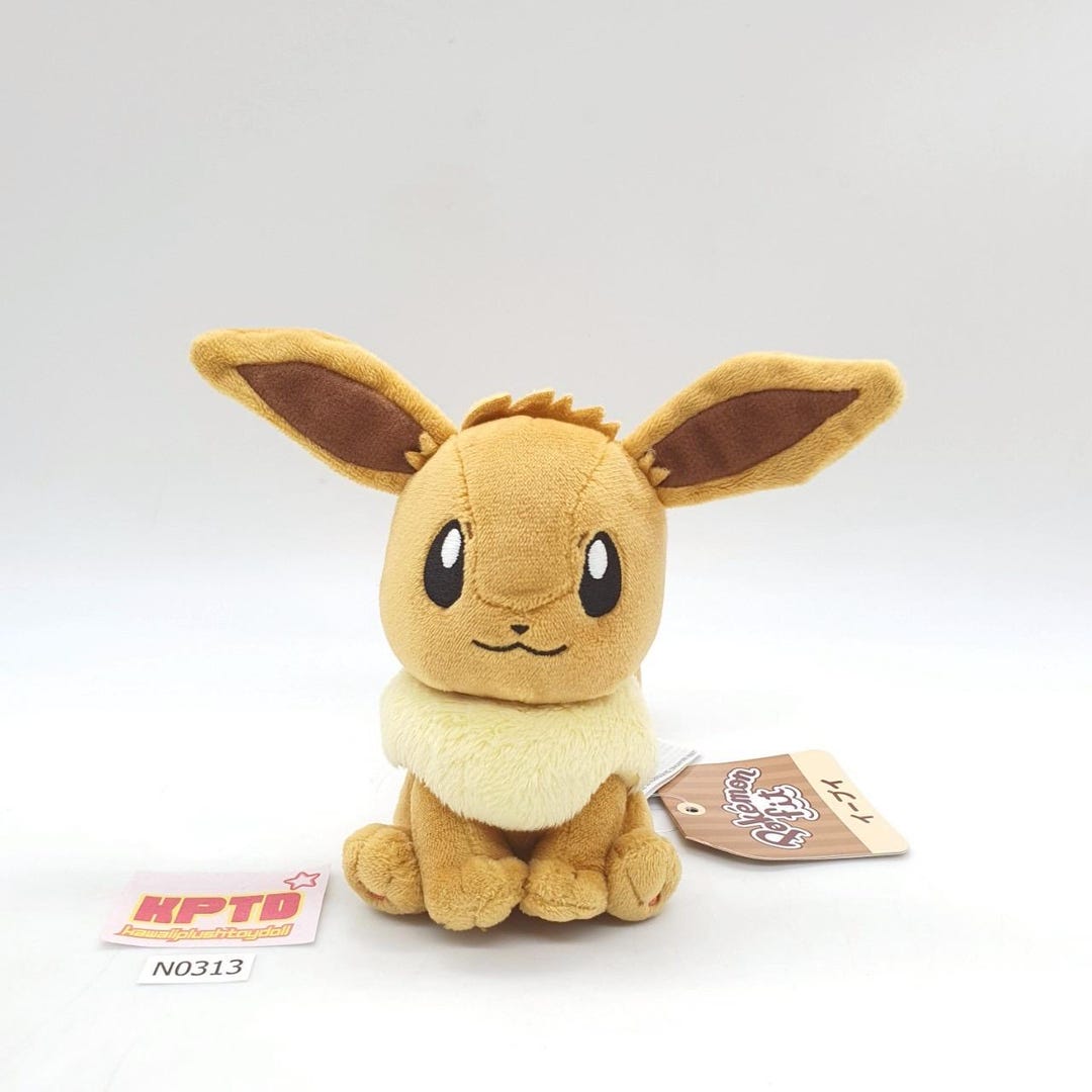 Eevee N313 Pokemon Fit Pokemon Center 2021 Plush 5.5