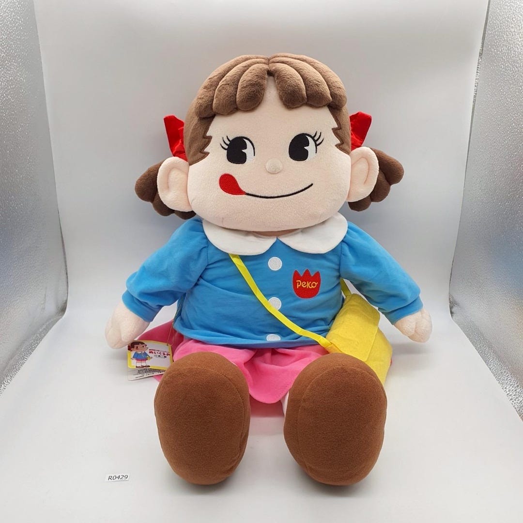 ペコちゃん R429 ペコちゃん 不二家 ぬいぐるみ 60インチ TAG Toy Doll