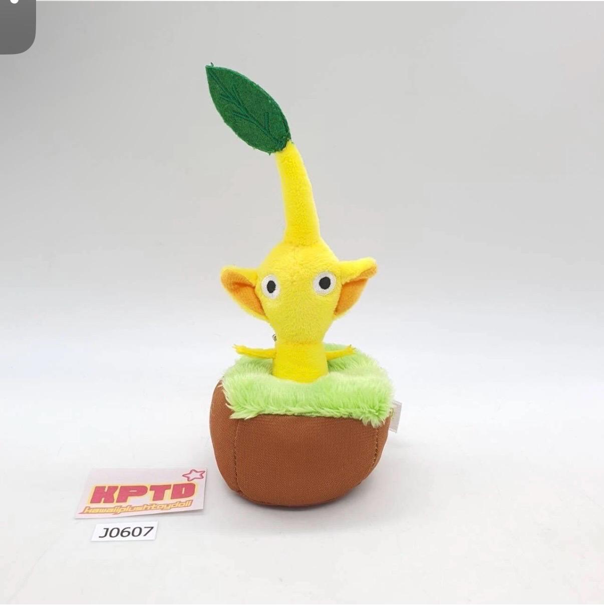 Pikmin Withdrawal J607 Yellow Hikkonuki Taito Dig Keychain Plush 6