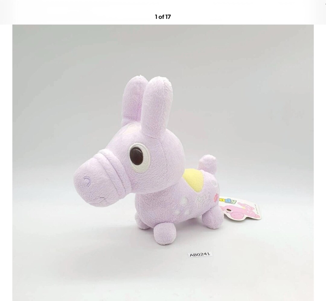 Rody Horse Purple AB241 Taito 2010 Gymnic Plush 8