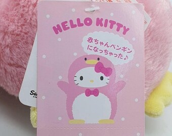Hello Kitty Penguin I626 Sanrio Original 2020 Fluffy Plush 7