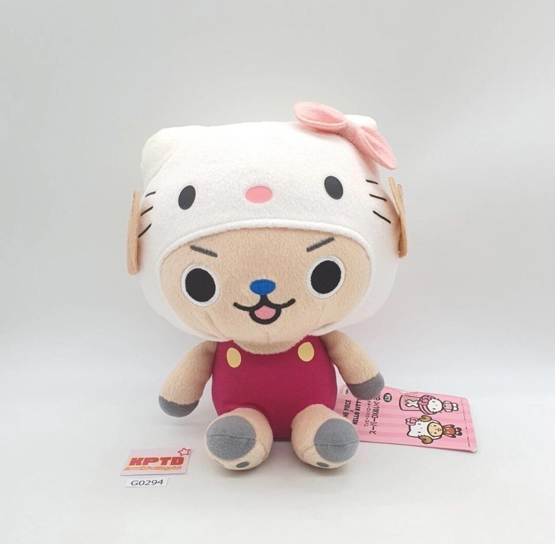 Chopper G294 One Piece X HELLO KITTY Sanrio BANPRESTO 2012 Plush 9