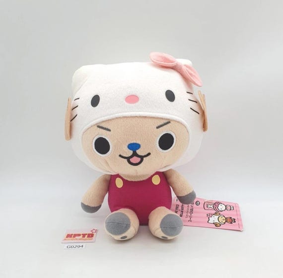 Chopper G294 One Piece X HELLO KITTY Sanrio BANPRESTO 2012 Plush 9