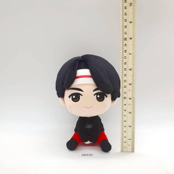 Jin U332 Tiny TAN MIC Drop BTS Big Hit Ent Plush 6.5