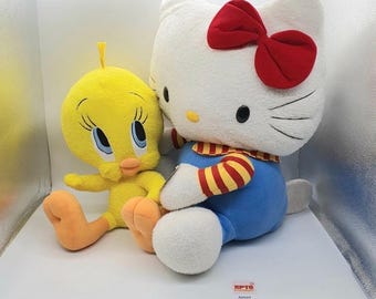 Hello Kitty & Tweety A569 Hello Kitty Sanrio License 2004 Plush 18