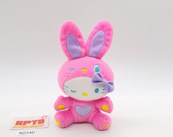 Hello Kitty N340 Pink Rabbit Bunny Sanrio 2011 McDonald's Strap Plush 5.5" Japan