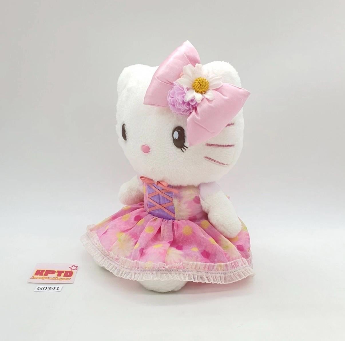 ハローキティ G341 ピンクドレスフラワー サンリオ 2019 ぬいぐるみ 8