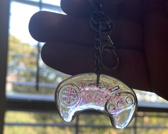 Round Controller Keychain