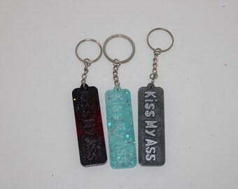 Kiss My Ass Keychain