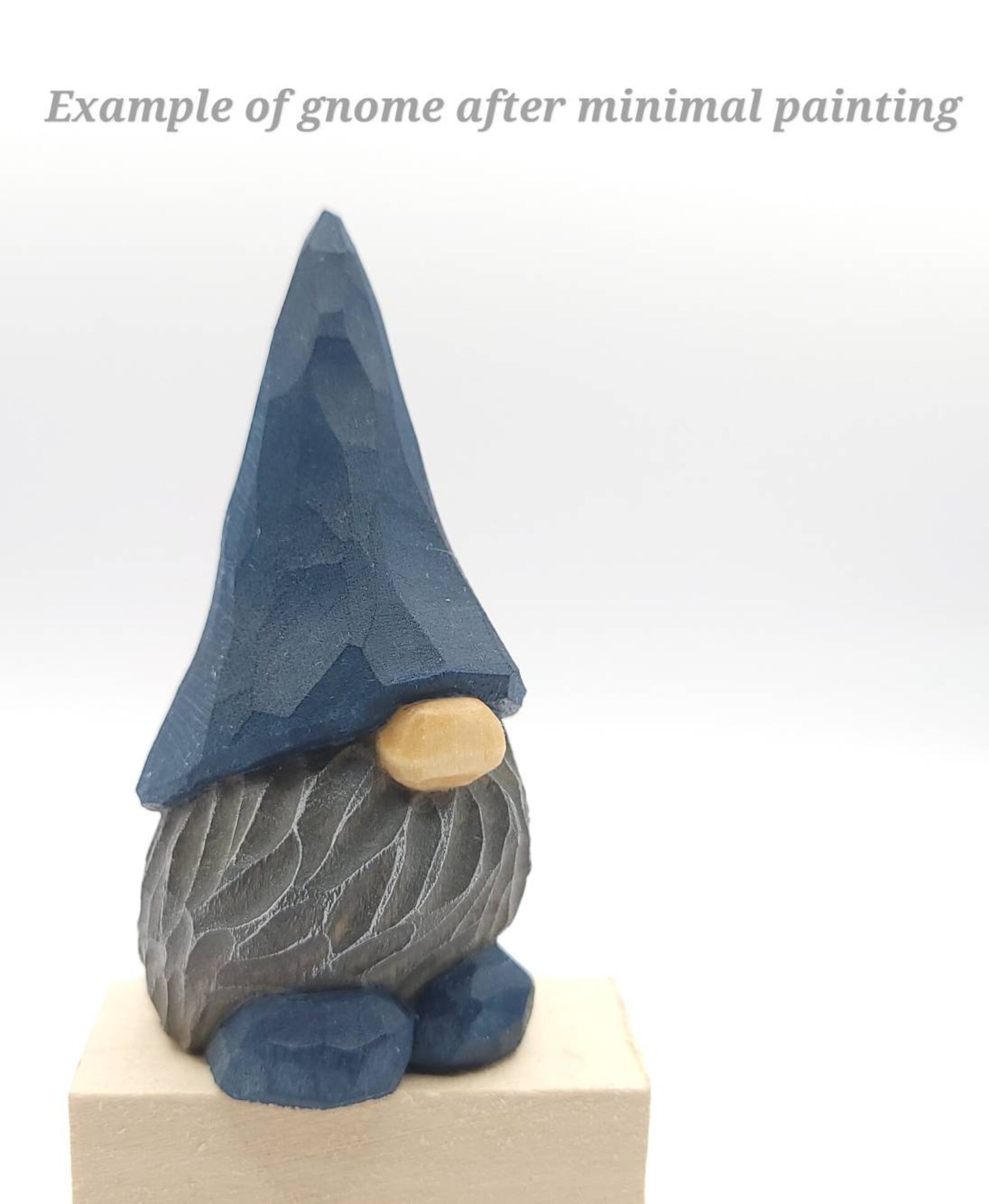 Unpainted Wood Gnome Paint Your Own Gnome Made to Order Etsy