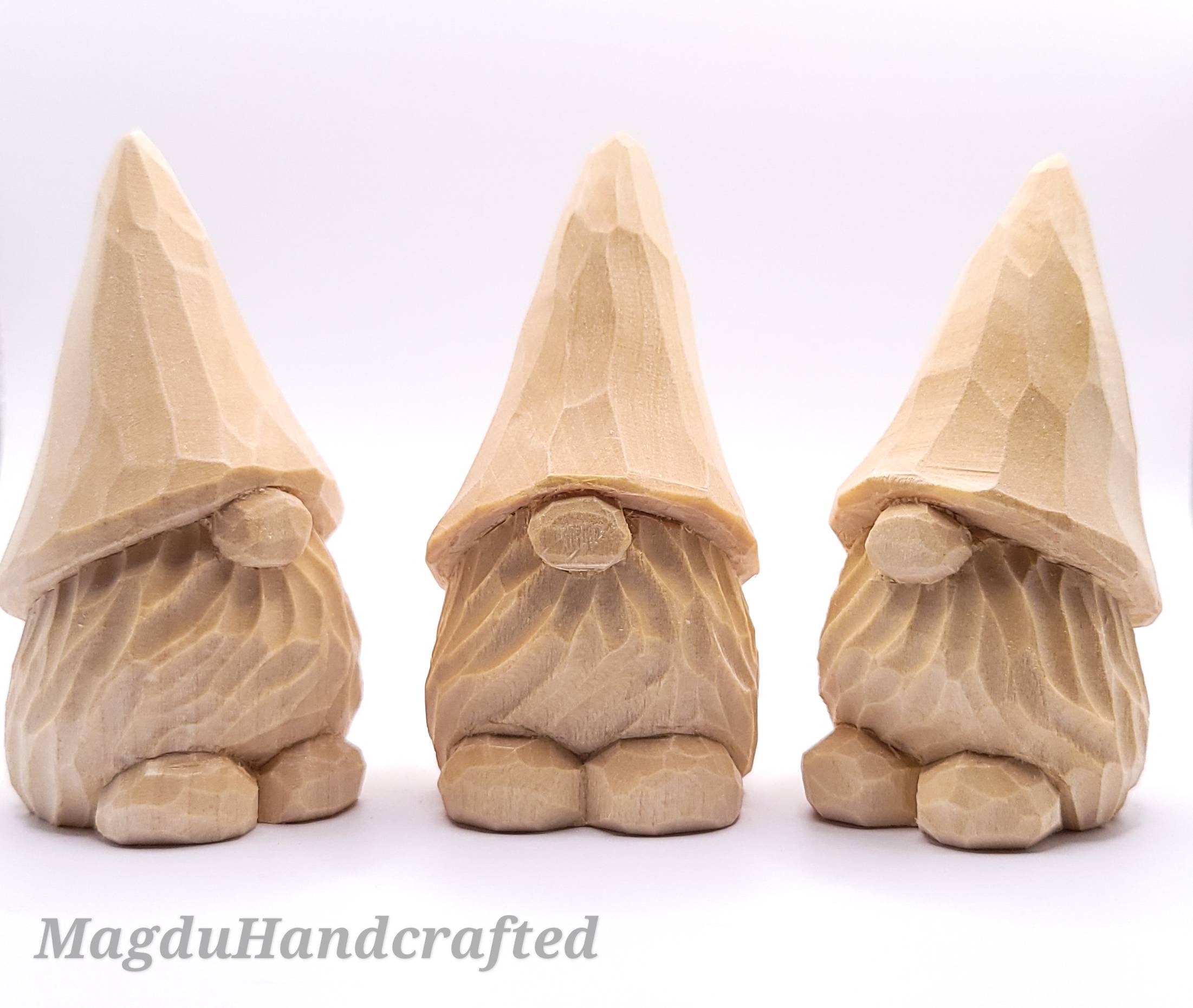 Unpainted Wood Gnome Paint Your Own Gnome Made to Order Etsy