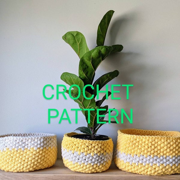 Pattern for Crochet Basket