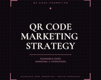 QR-Code-Handbuch für Marketingstrategie - Wachsen Sie Ihr Geschäft mit Scannable Codes-Sofortiger Download-Digitaler Download