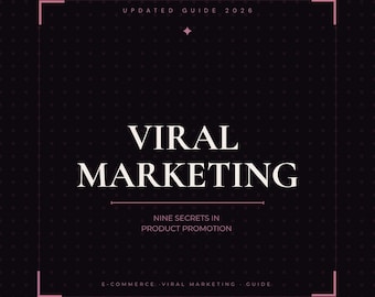 Virales Marketing Techniken PDF Ratgeber | Etsy Shop Wachstum (digitaler Download)