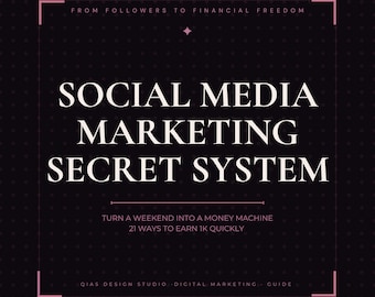 Geheimer Social Media Marketing-Leitfaden | Strategie, Inhalt, Umsatz (Digitaler Download) System