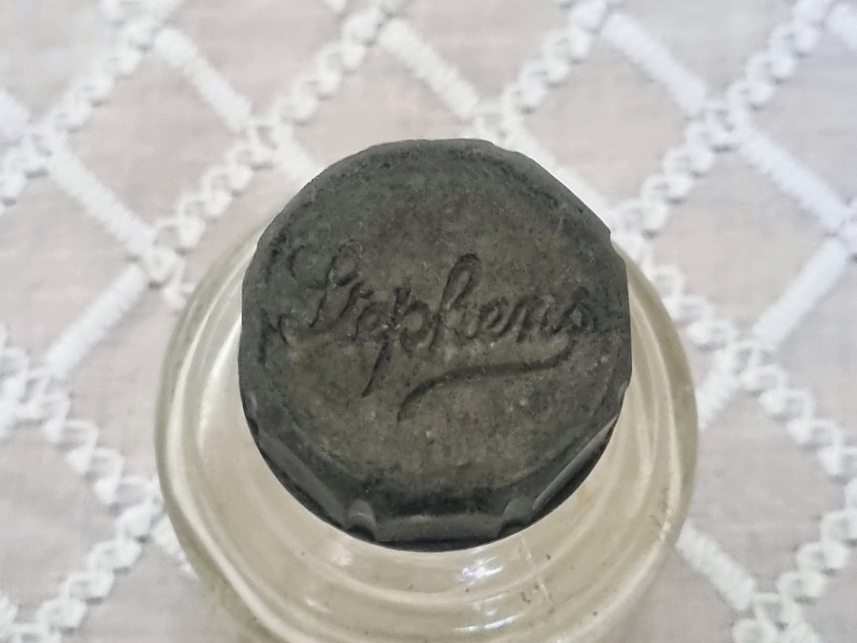 Stephens Ink Antique Glass Ink Bottle, Stephens Writing Ink Container, Early 1900s ...