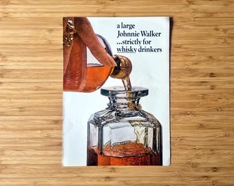 1957 JOHNNIE WALKER Red Label Scotch Whisky Collectors Item Nature