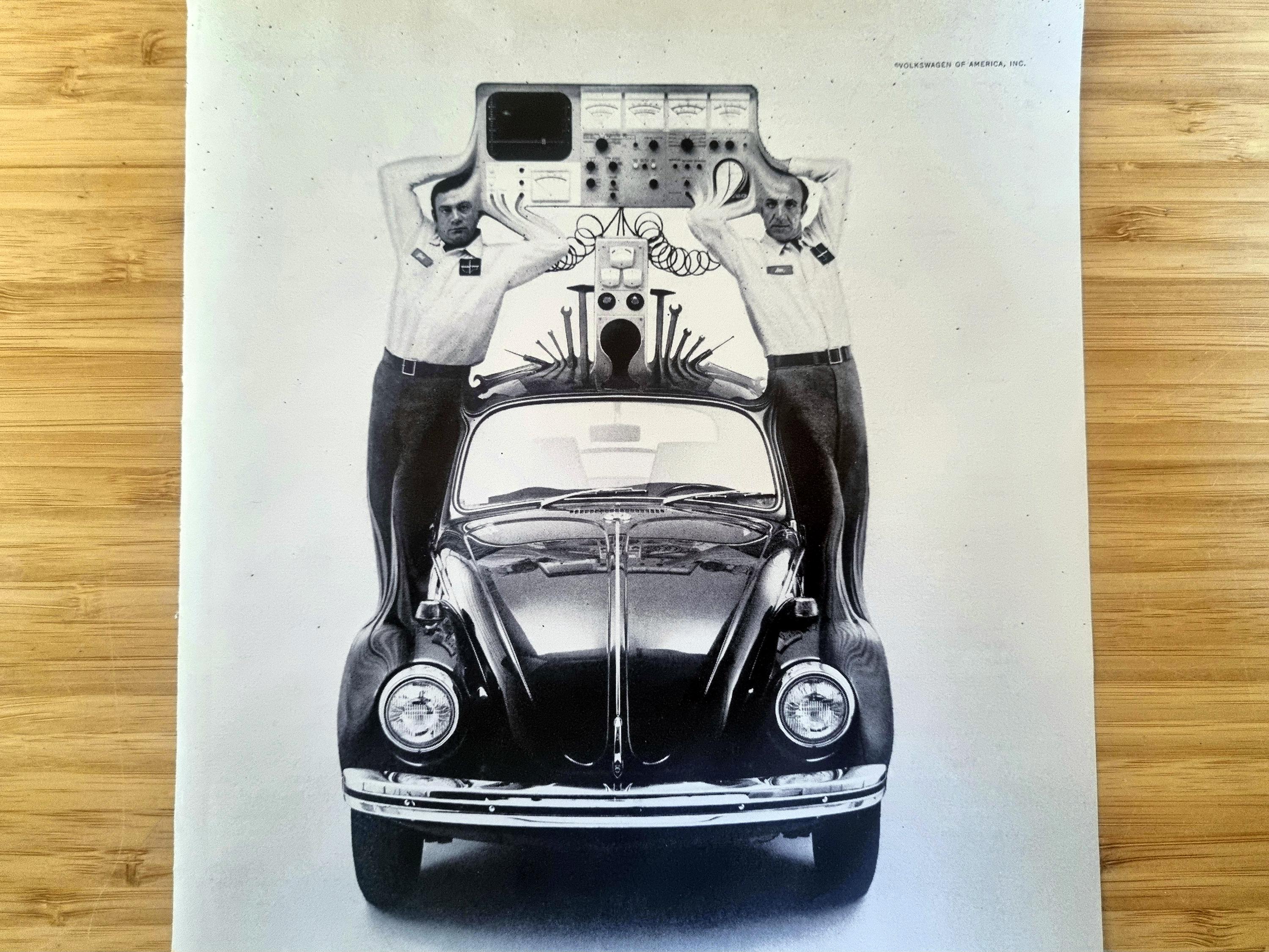Original 1970 Volkswagen Beetle Ad “the 1970 Volkswagen.” — VW Bug