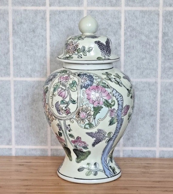 中国マカオジンジャージャー | ヴィンテージハンドペイントセラミック