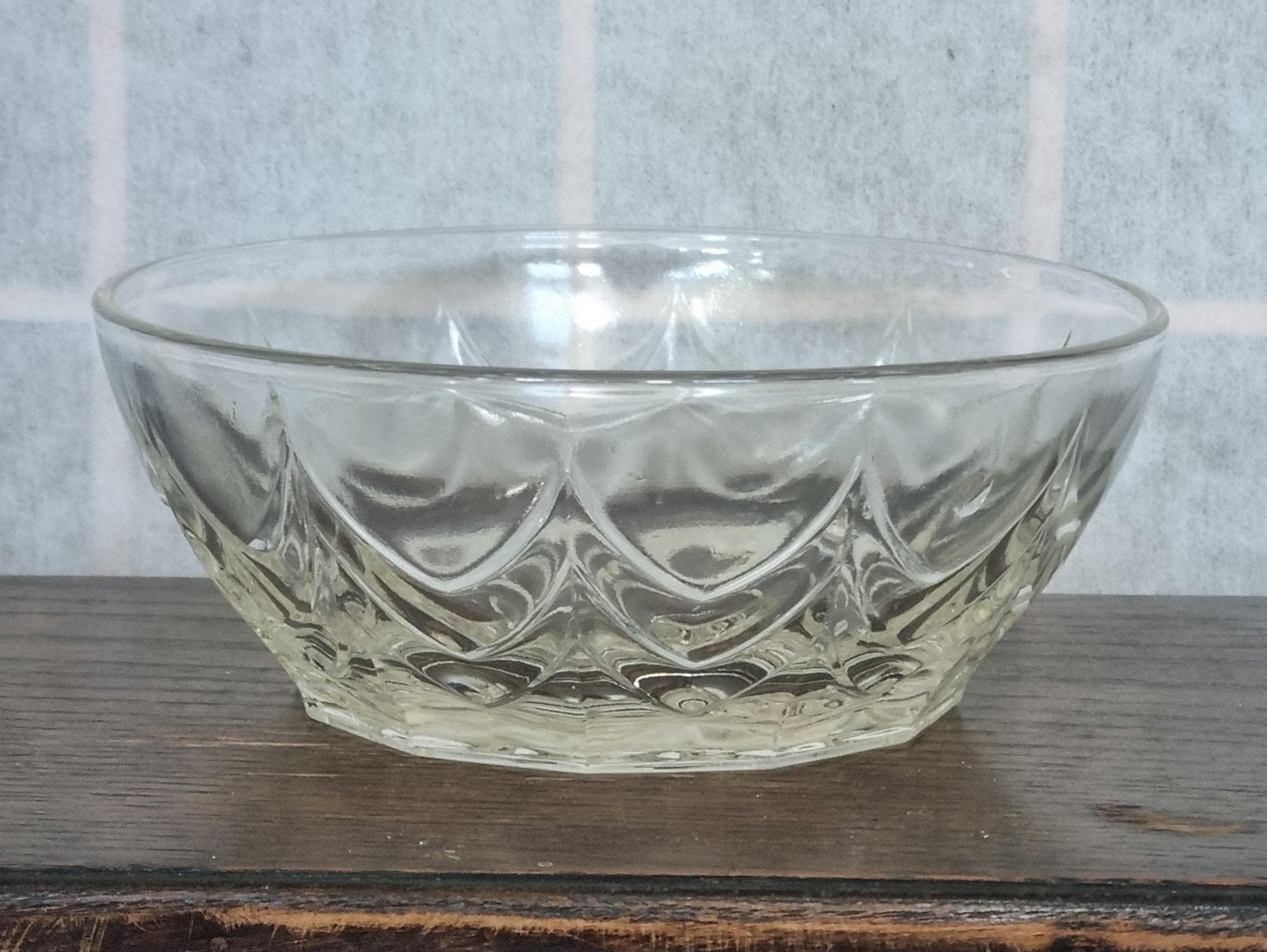ヴィンテージ ガラス製 トレイ 器 ボウル ボウル 大鉢 盛り付け鉢