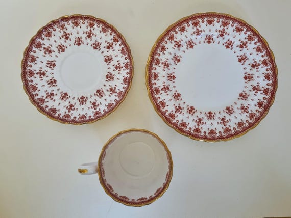 Spode  FLEUR DE LYS ソーサー&amp;カップペア Spode FLEUR DE LYS ソーサー&カップペア
