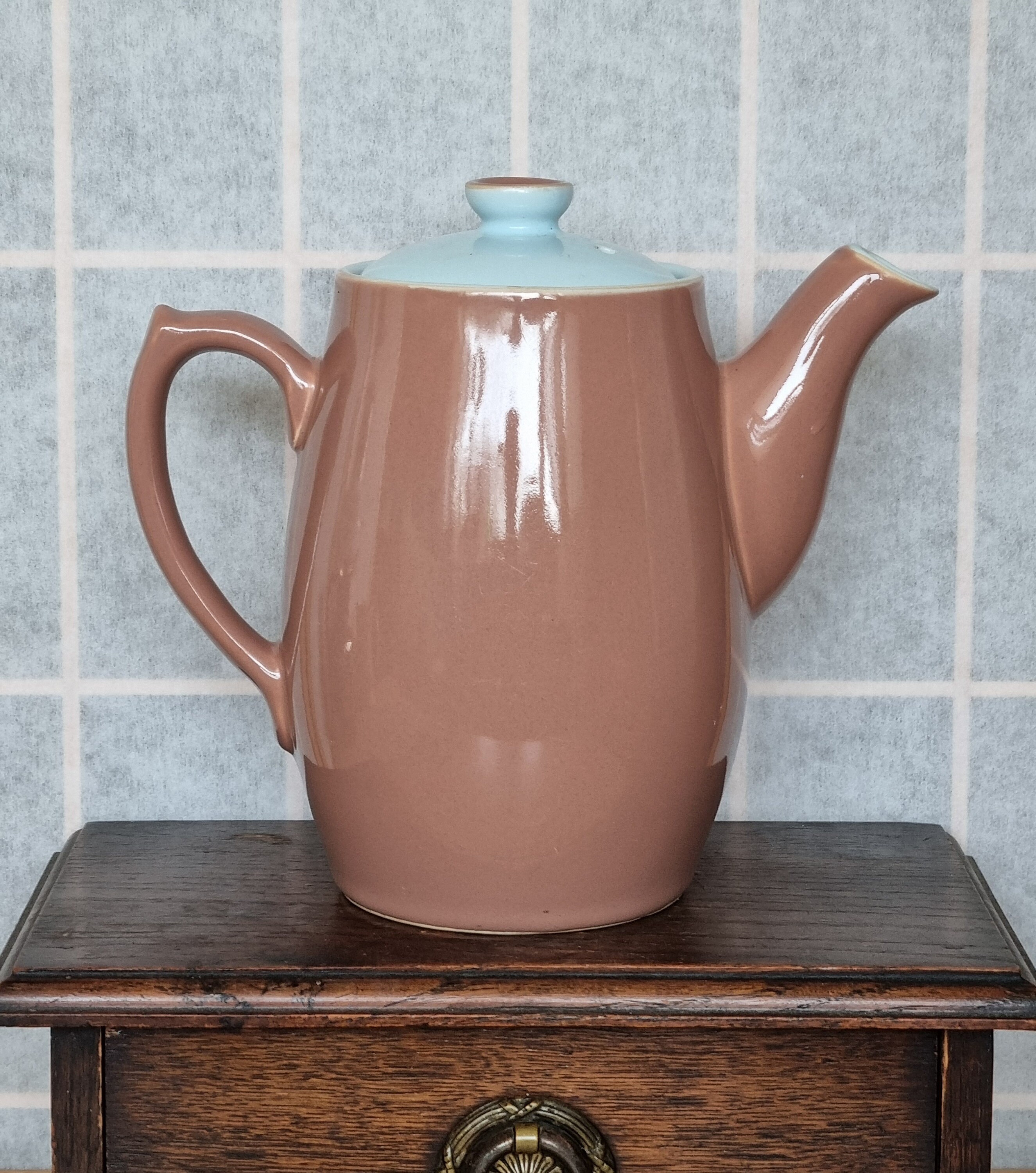 イギリス アンティーク 陶器 DENBY デンビー ブラウン コーヒー ポット