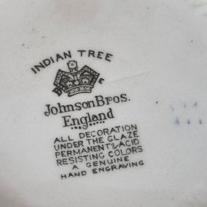 Johnson Brothers Indian Tree Großer Krug Englisches China Bild 8