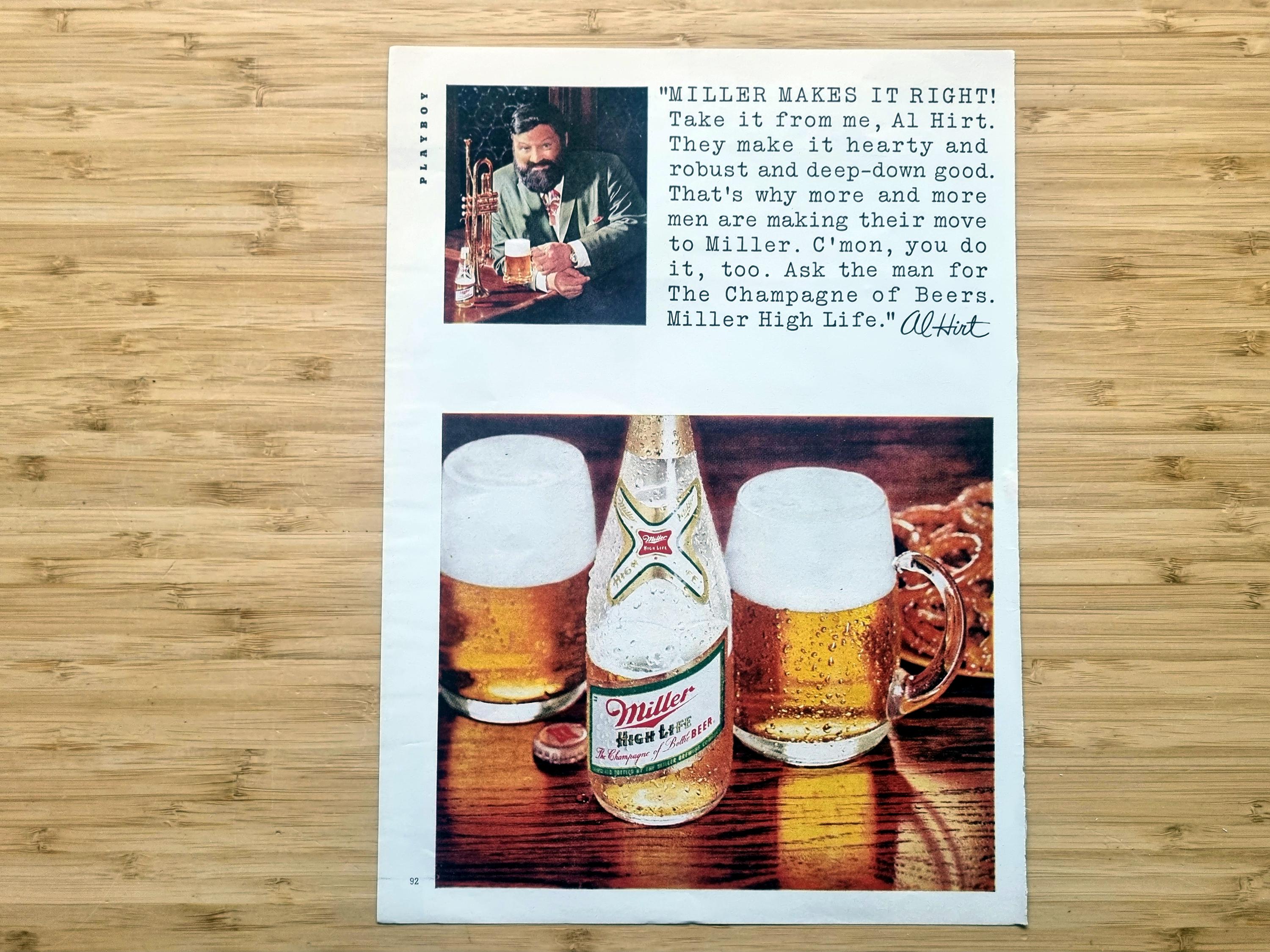 Miller high life beer poster - Etsy 日本