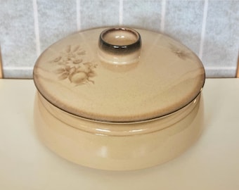 デンビー陶器 蓋付きキャセロールまたは豆鍋 - ロンドパターン - Etsy 日本