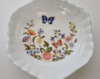 エインズレイ ファイン ボーンチャイナ 小物皿 コテージ ガーデン