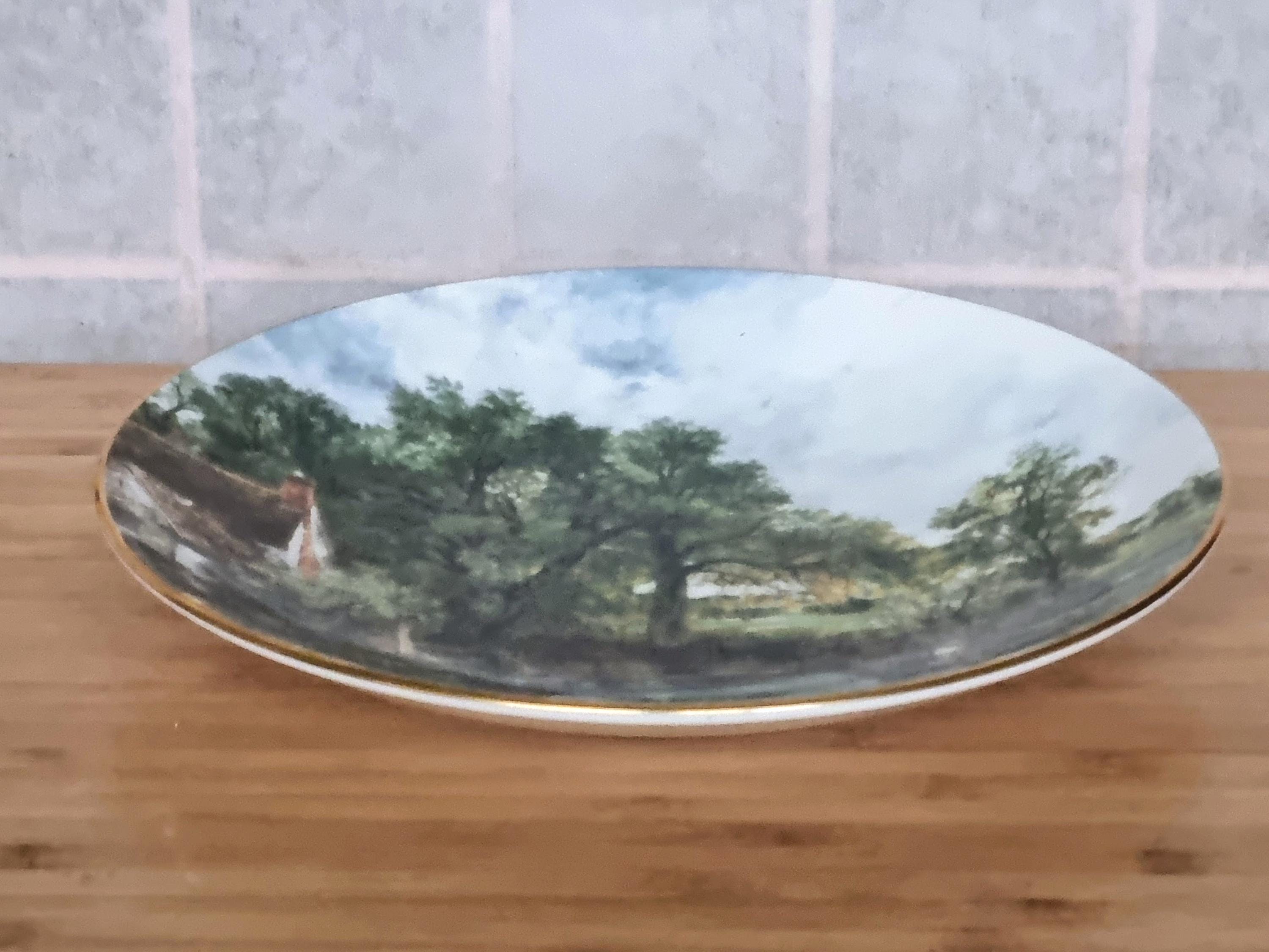 Decorative Bone China Plate, John Constable Artwork, the Hay Wain 