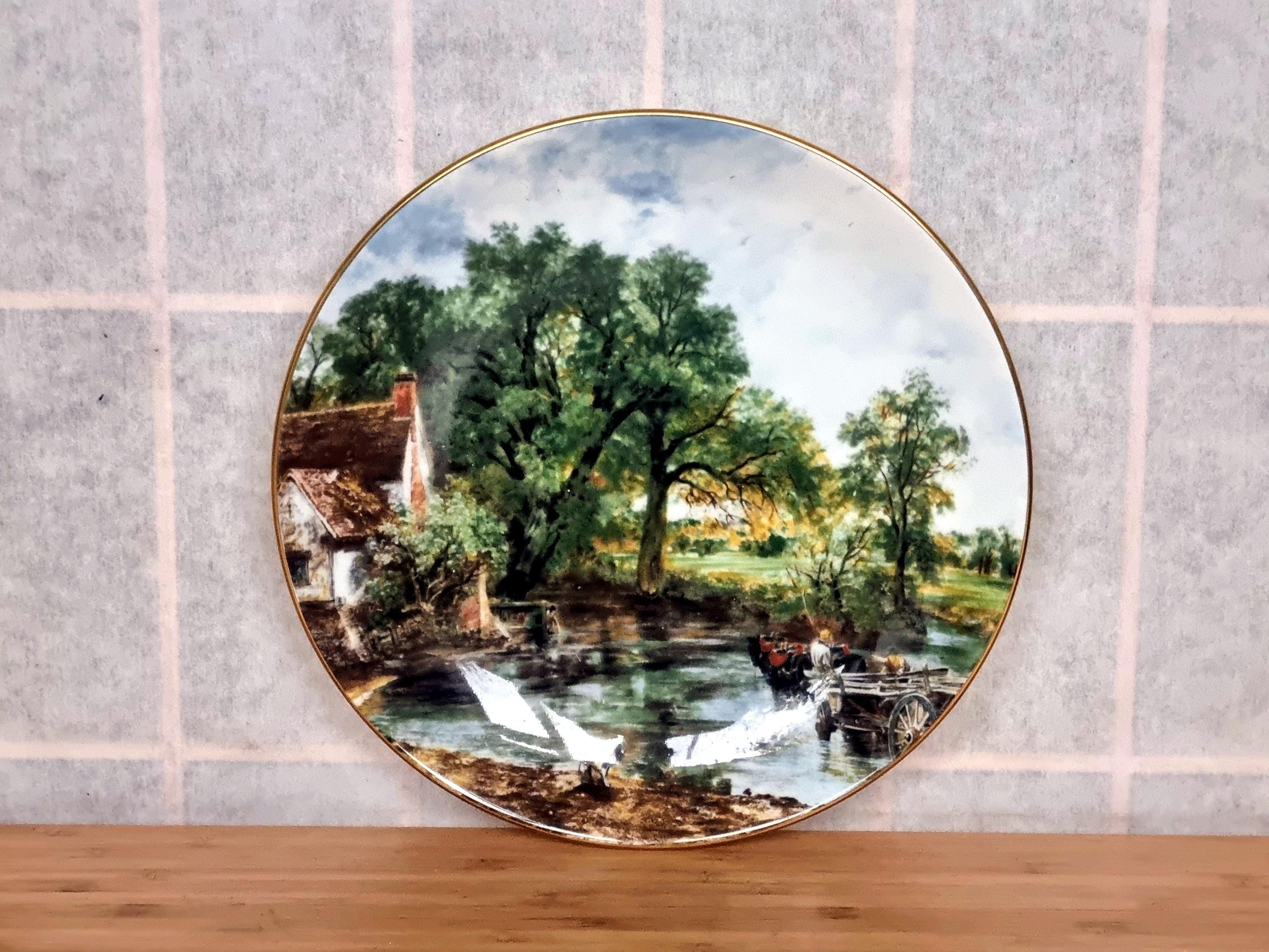 Decorative Bone China Plate, John Constable Artwork, the Hay Wain