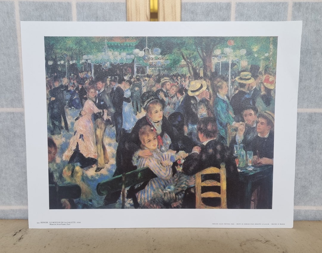 キャンバス プリントアート ルノワール  ムーラン・ド・ラ・ギャレット 絵画 楽天市場】ルノワール 作品 ムーラン・ド・ラ・ギャレット 6号