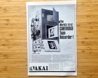 Vintage 1977 Magazine Print Ad Home Stereo Lot of 4 Akai Jensen
