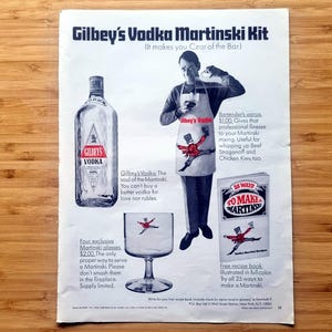 美術品・アンティーク・コレクション Gilbey's Gin Smirnoff