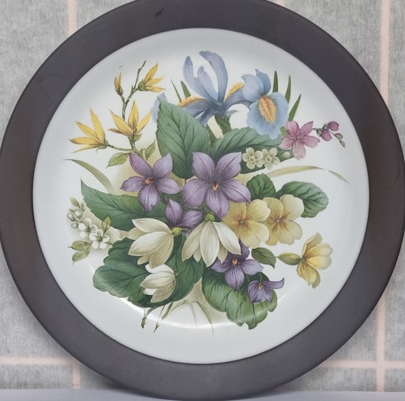 Hornsea Plate 10 Inch | Lancaster Vitramic Floral Design | Vintage
