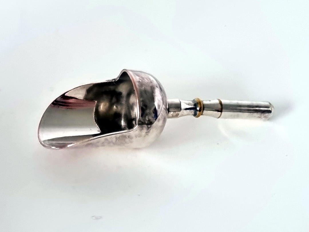 Vintage Silver Plated Tea Caddy Scoop, Apex John Biggin Sheffield Tea ...