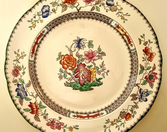 スポード チャイニーズ ローズ プレート | アンティーク