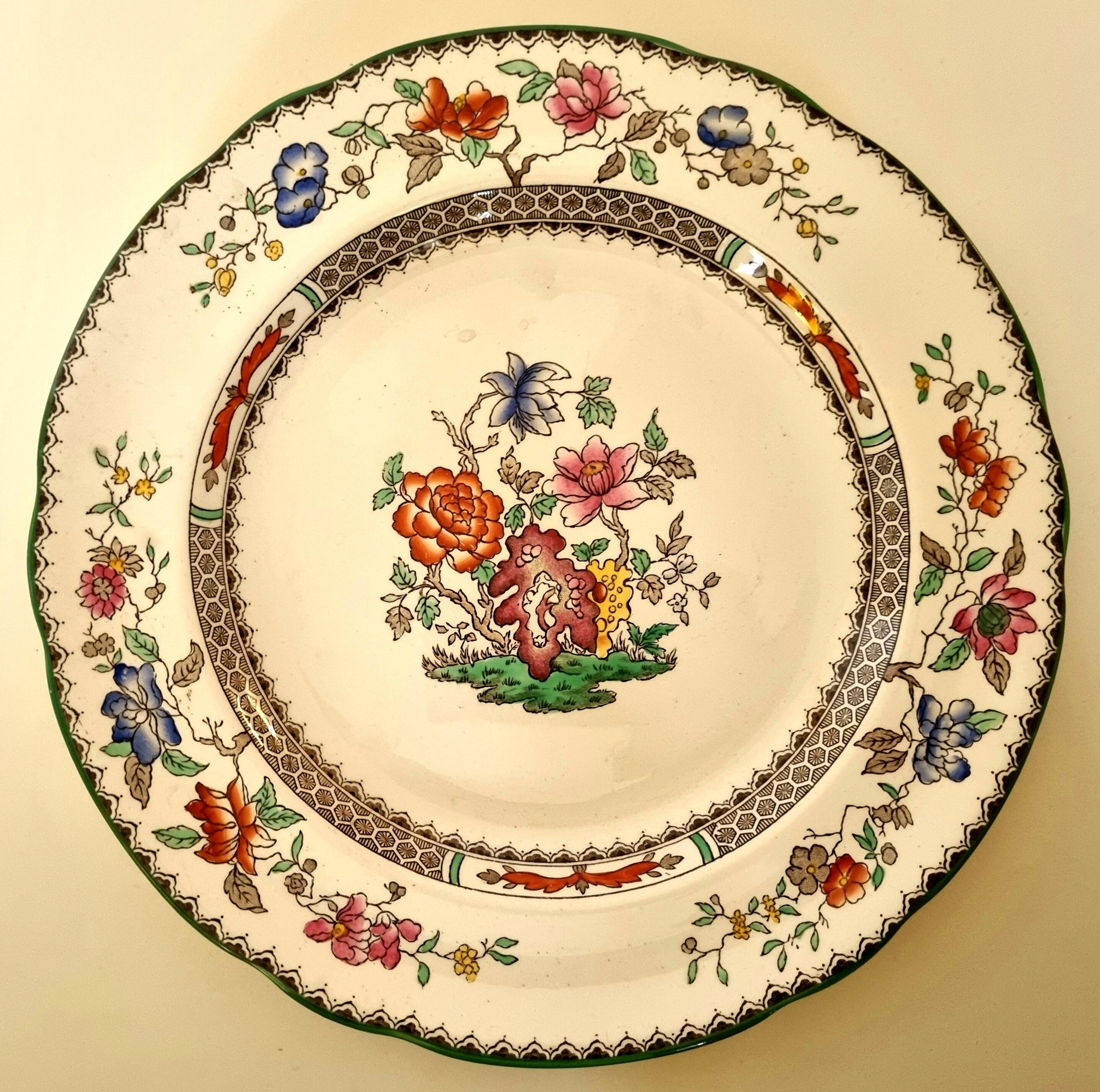 【希少品】スポード ★Shanghai★シノワズリ　デザート皿　6枚 Amazon | [THE-SECRET-GARDEN ザシークレットガーデン] シノワズリ 景