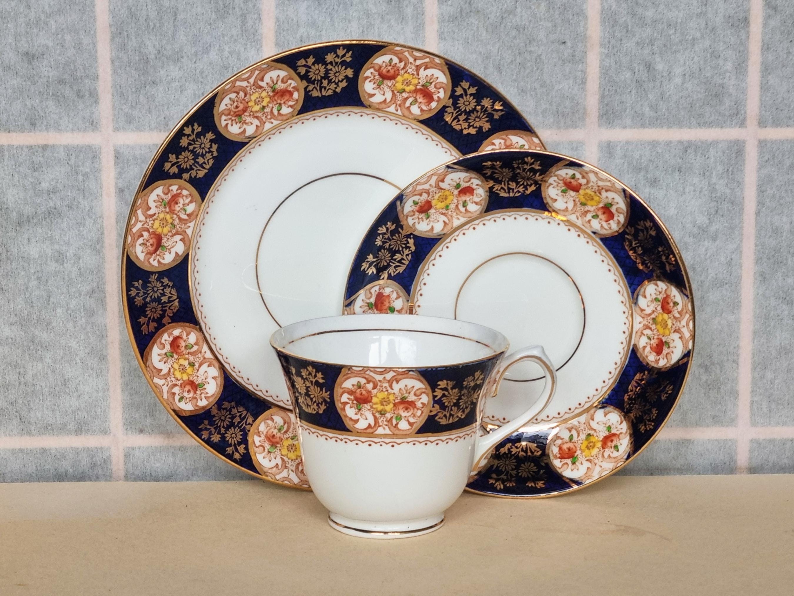 Vintage 1950s Tea Trio | Lorna Salisbury English Fine Bone China